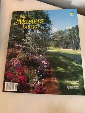 Masters Journal 1991 Cover - Masters, Blue Green Pink